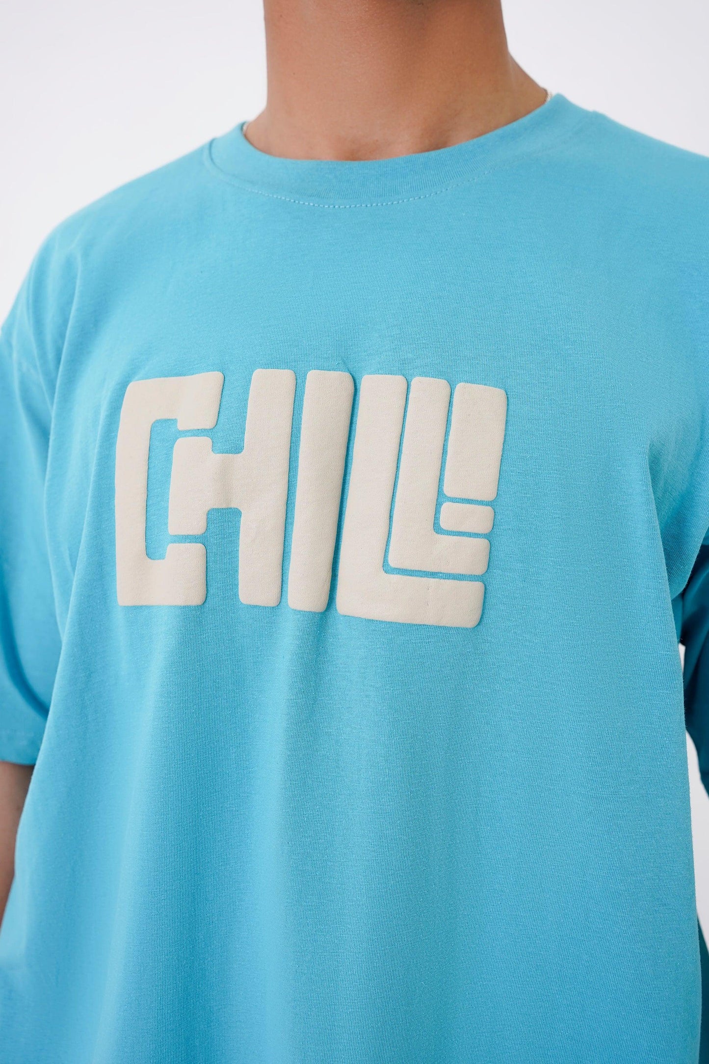 Soft Chill oversized t-shirt, 100% cotton, breathable jersey, streetwear look