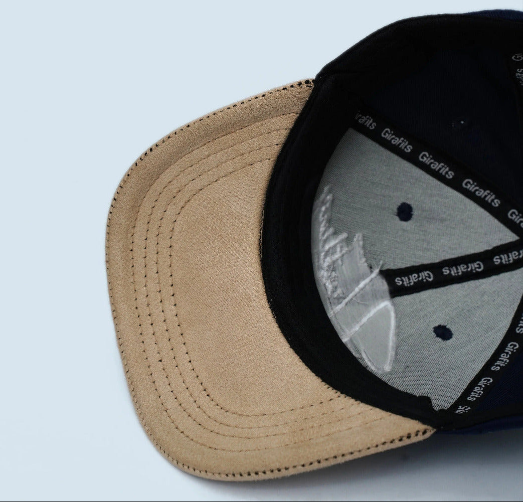 Premium embroidered baseball cap, cotton-suede, Keep Hustling design