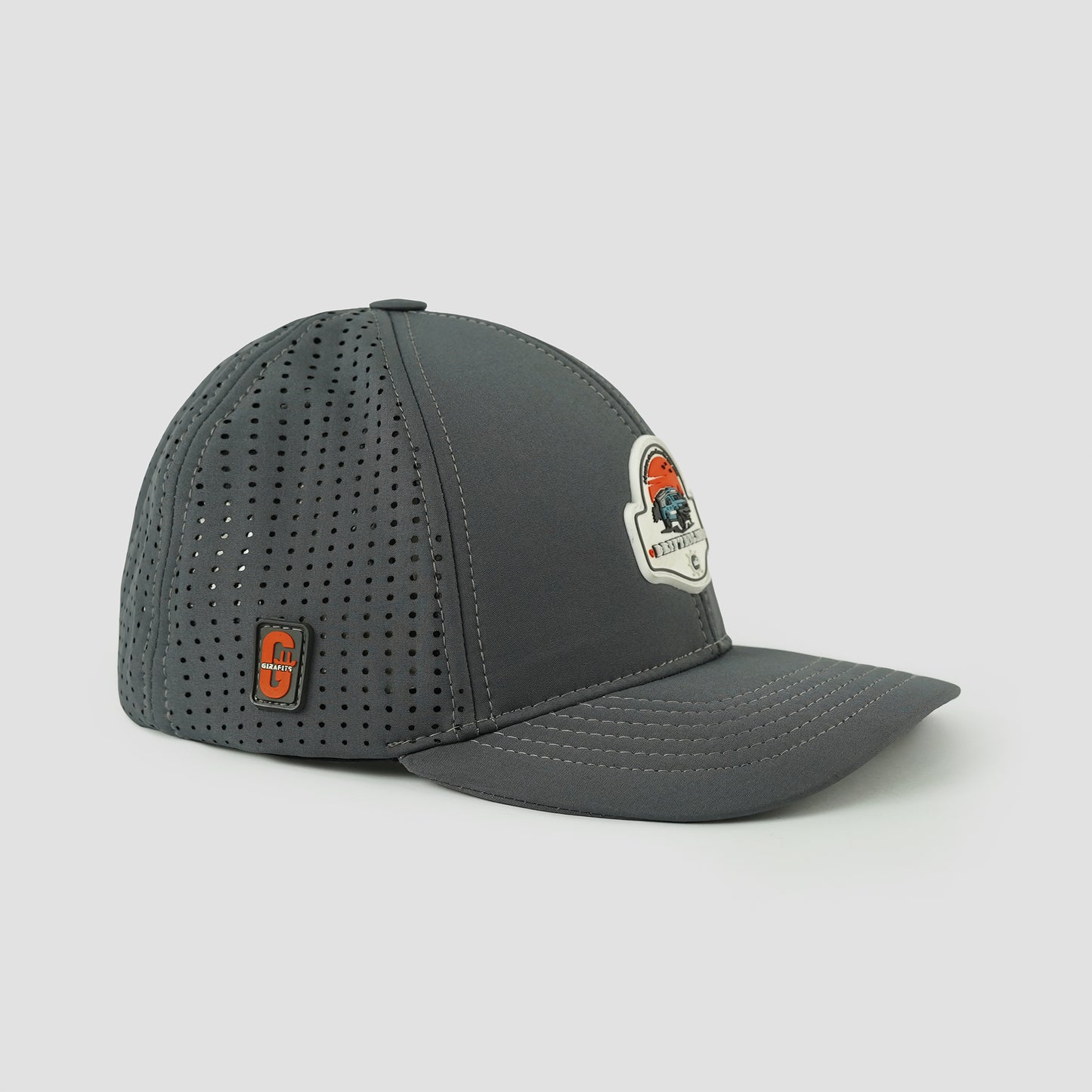 Water-resistant and sweat proof Gray cap, Drifting Soul theme