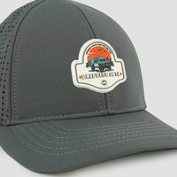 Drifting Soul Gray cap in softshell fabric, windproof and breathable